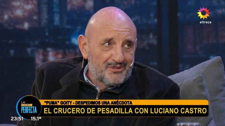 El Puma Goity recordó cuando se agarró a trompadas con Luciano Castro en un crucero: “Yo cobré”