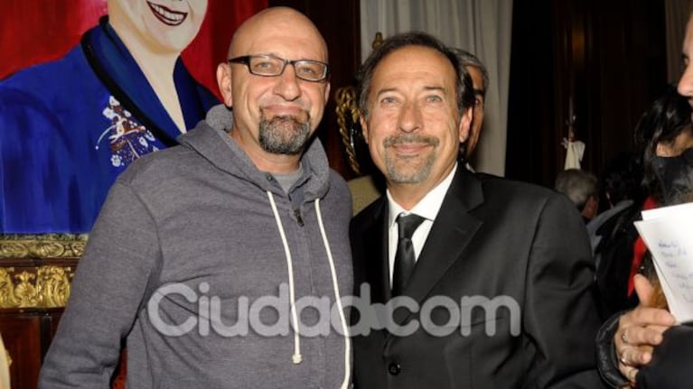 El Puma Goity y Guillermo Francella. (Foto: Jennifer Rubio - Ciudad.com)