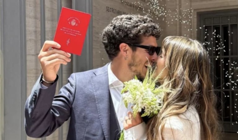 El Purre y Malena Ratner se casaron por civil: el emotivo video del momento | Créditos: Instagram El Purre