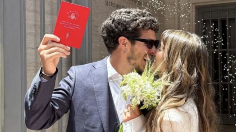 El Purre y Malena Ratner se casaron por civil: el emotivo video del momento | Créditos: Instagram El Purre