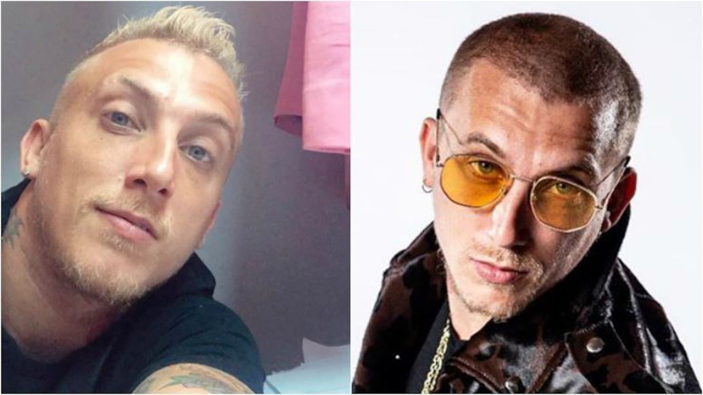 El radical cambio de look de El Polaco: se rapó… ¡y se tiño el pelo de rosa!