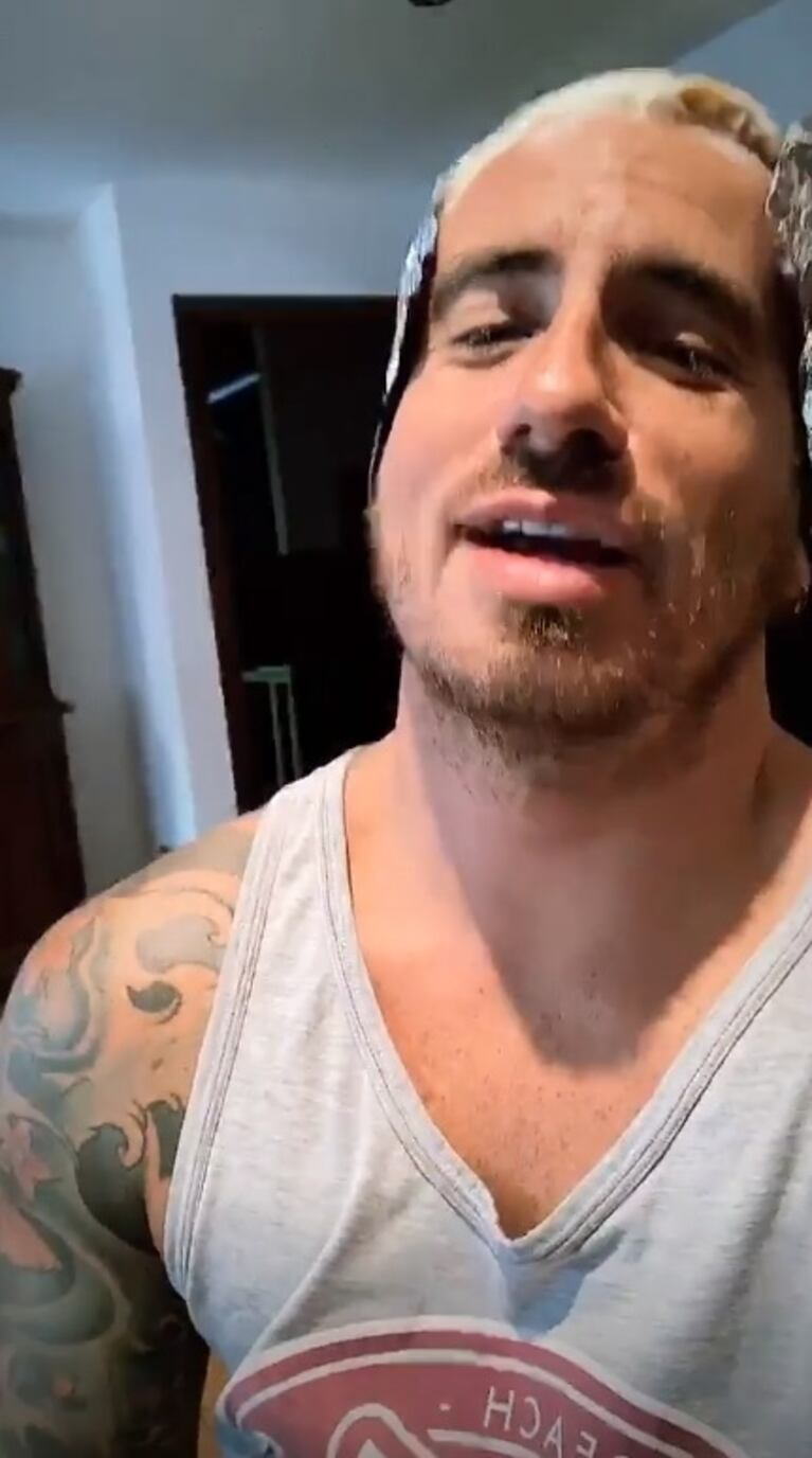 El radical cambio de look de Fede Bal: "Estoy volviendo al gris porque me gusta como me queda"