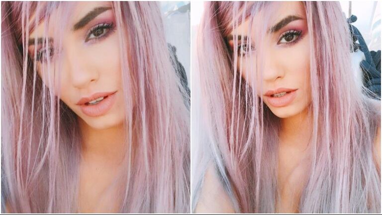 El radical cambio de look de Lali Espósito para una producción de una revista (Fotos: Instagram y Captura de Instagram Stories)