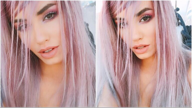 El radical cambio de look de Lali Espósito para una producción de una revista (Fotos: Instagram y Captura de Instagram Stories)