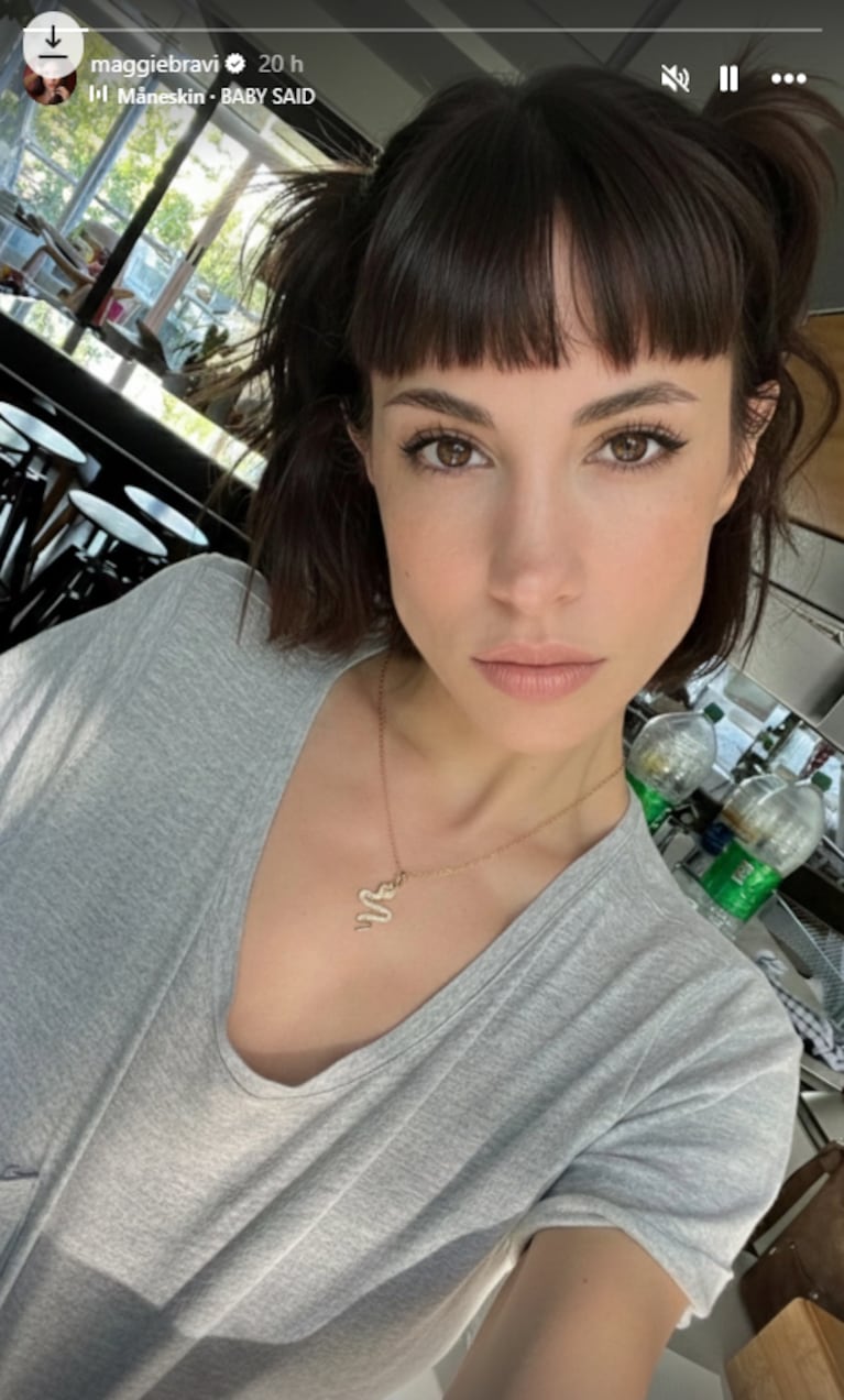 El radical cambio de look de Magui Bravi. Crédito: Instagram