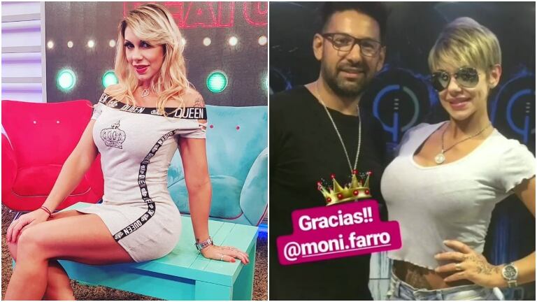 El radical cambio de look de Mónica Farro (Fotos: Instagram y Captura de Instagram Stories)