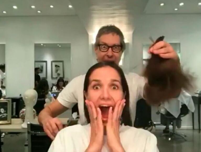 El radical cambio de look de Natalia Oreiro: el video con el que presentó su nuevo corte