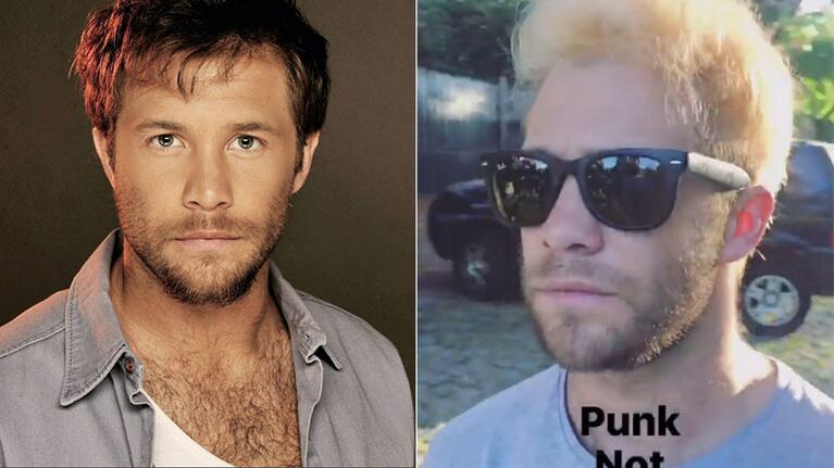 El radical y colorido cambio de look de Nicolás Riera (Foto: Instagram)