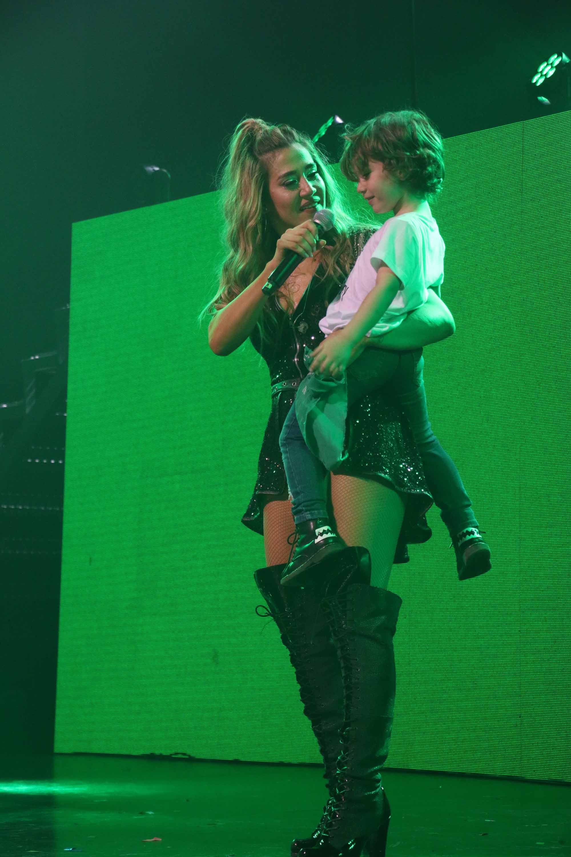 El recital de Jimena Barón en el teatro Ópera. Foto: Movilpress.
