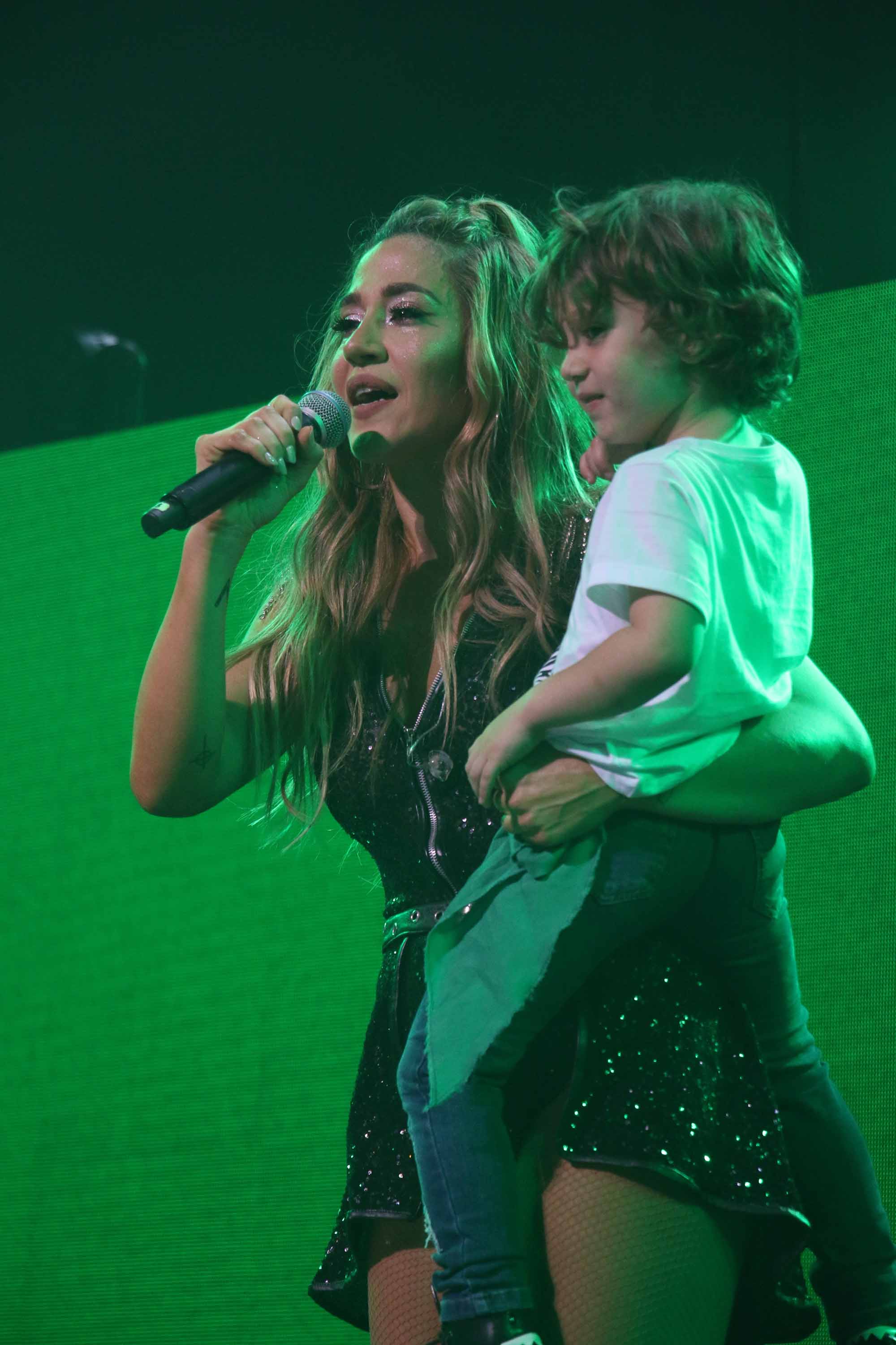 El recital de Jimena Barón en el teatro Ópera. Foto: Movilpress.
