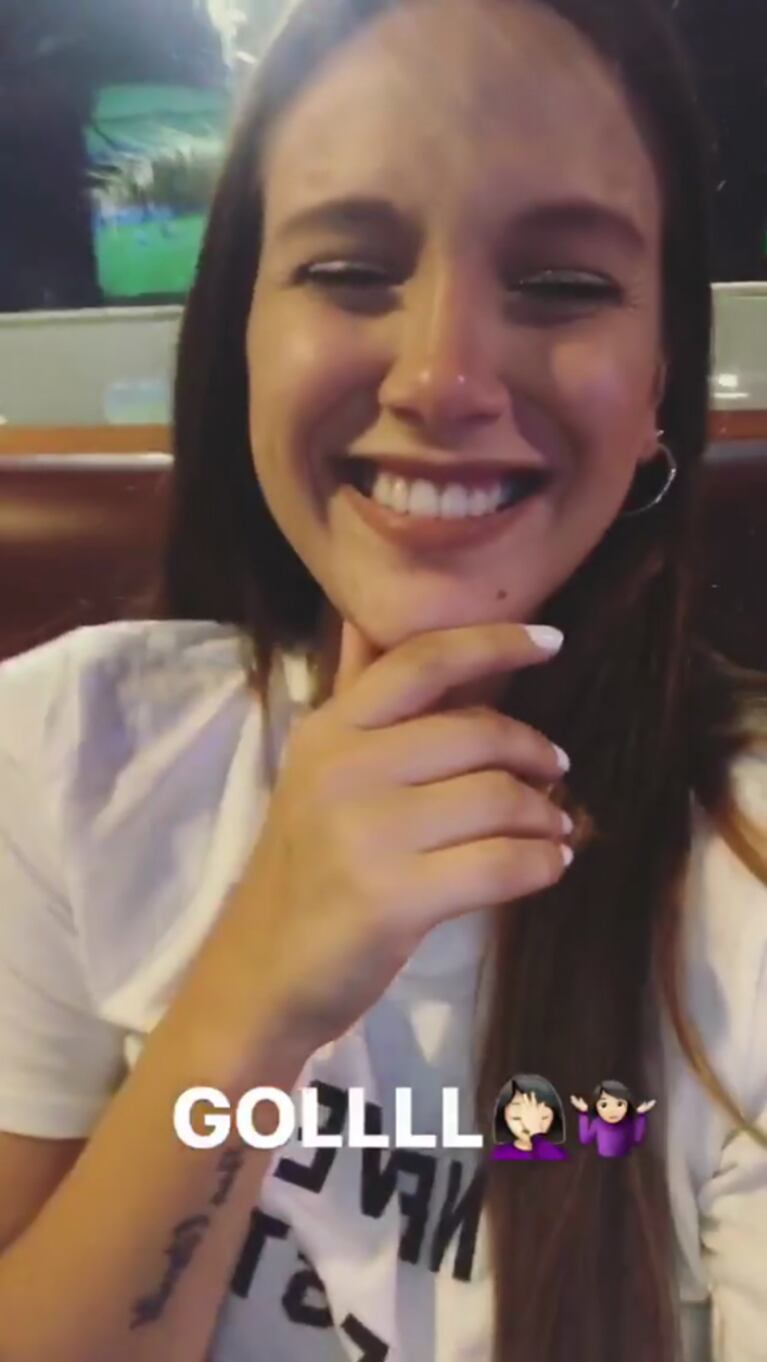 El "reclamo" de Barbie Vélez para su novio: "En vacaciones venimos a ver el Superclásico y no puedo gritar los goles de River"