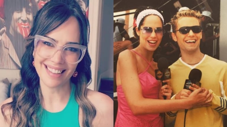 El recuerdo de Romina Pereiro cuando bailó en el carnaval con Santiago del Moro: Estábamos en bolas