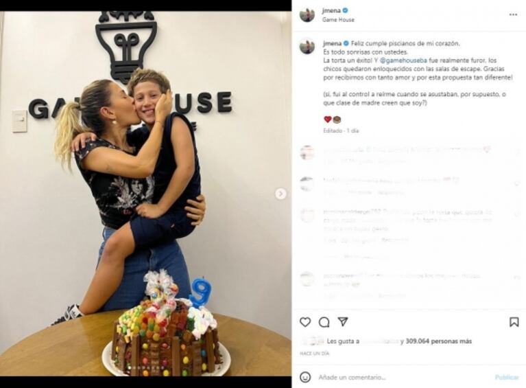 El reencuentro de Jimena Barón y Daniel Osvaldo en el cumple de su hijo en común, Momo: "Es todo sonrisas"