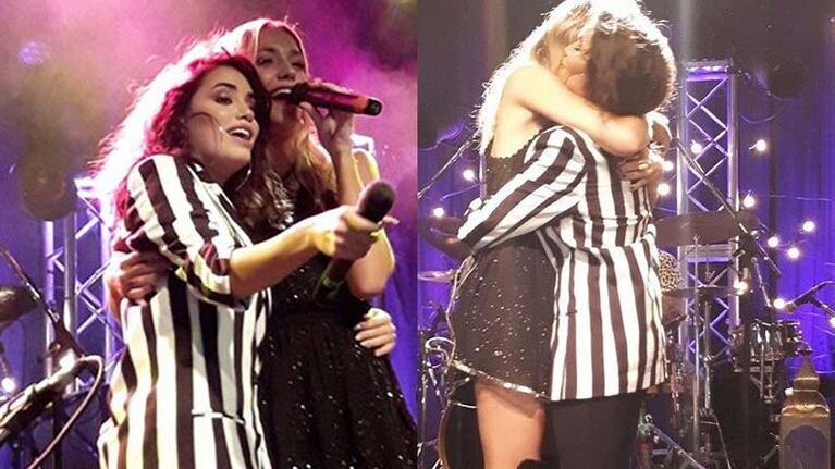El reencuentro de Lali Espósito y Rochi Igarzabal: las ex Teen Angels volvieron a cantar juntas