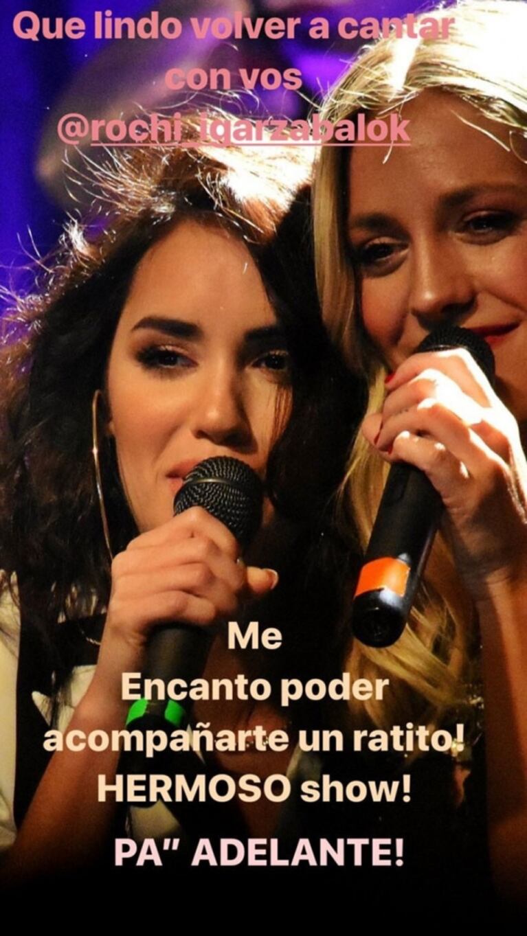 El reencuentro de Lali Espósito y Rochi Igarzabal: las ex Teen Angels volvieron a cantar juntas