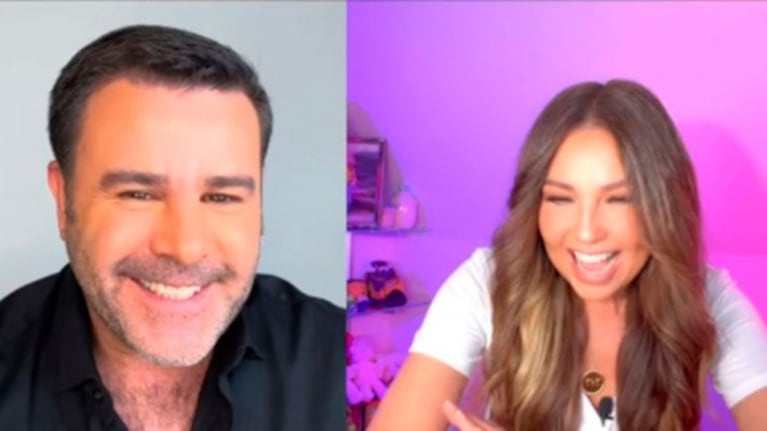 El reencuentro de los protagonistas de Marimar: Thalía y Eduardo Capetillo en 2023.