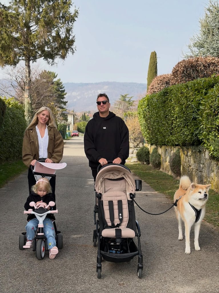 El reencuentro de Maxi López con su familia en Suiza: las esperadas fotos | Créditos: Instagram @officialmaxilopez