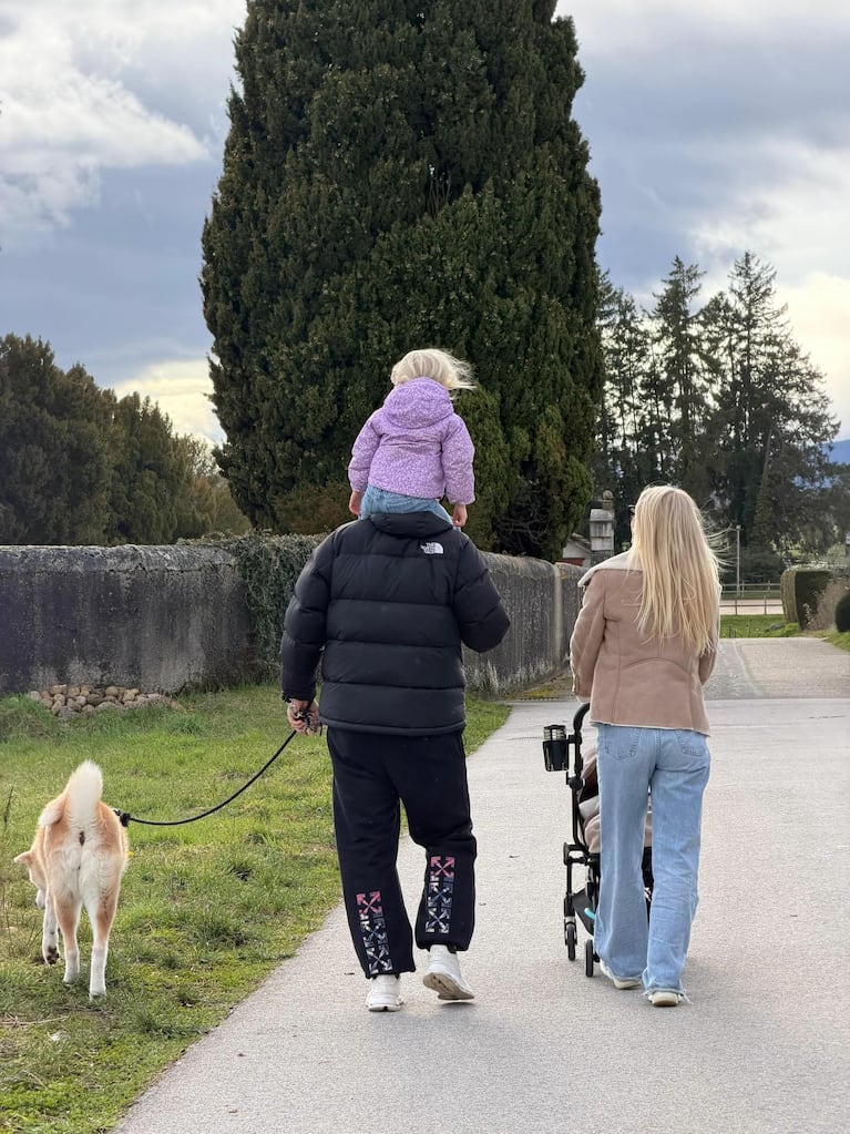 El reencuentro de Maxi López con su familia en Suiza: las esperadas fotos | Créditos: Instagram @officialmaxilopez