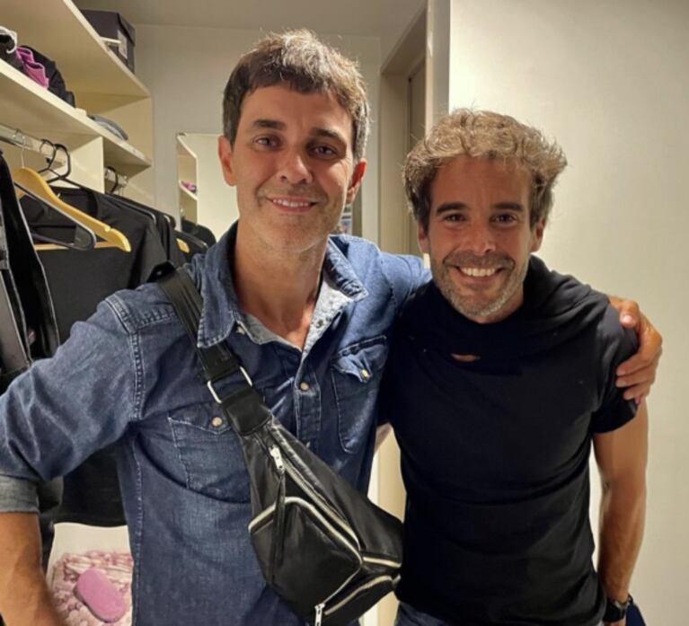 El reencuentro de Nico Cabré y Mariano Martínez tras las versiones de pelea: "Qué lindo verte"