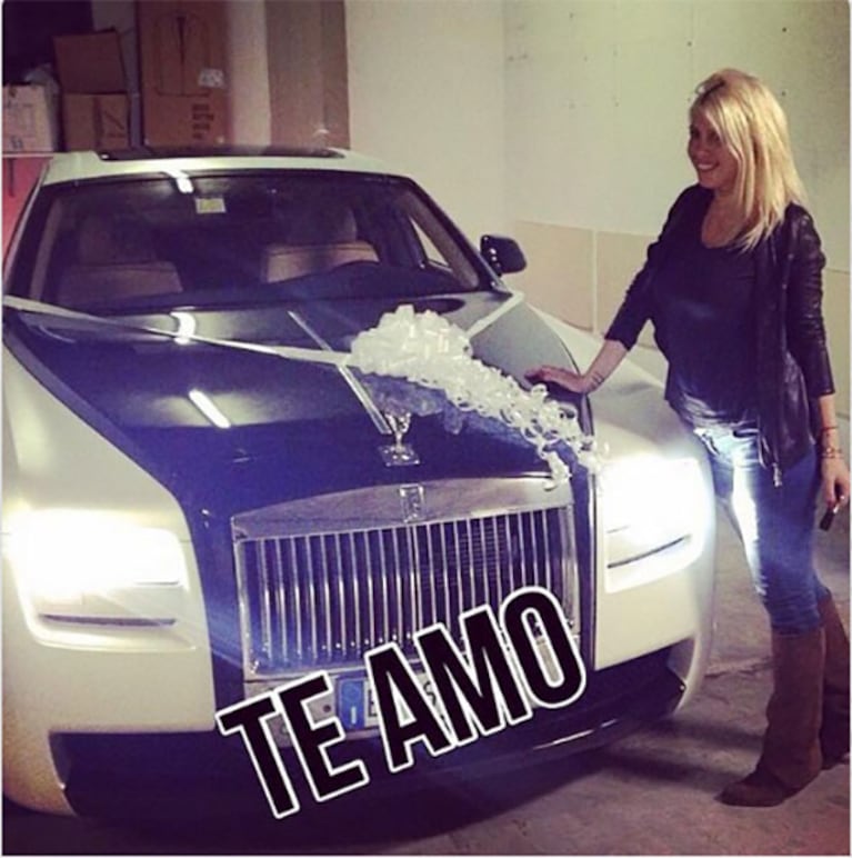El regalo de Mauro Icardi a Wanda Nara. (Foto: Twitter)