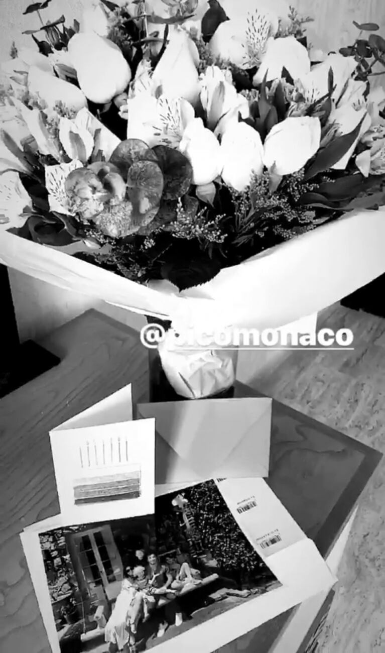El regalo que Pico Mónaco le envió a Pampita por su cumpleaños: gesto romántico… y una foto muy especial
