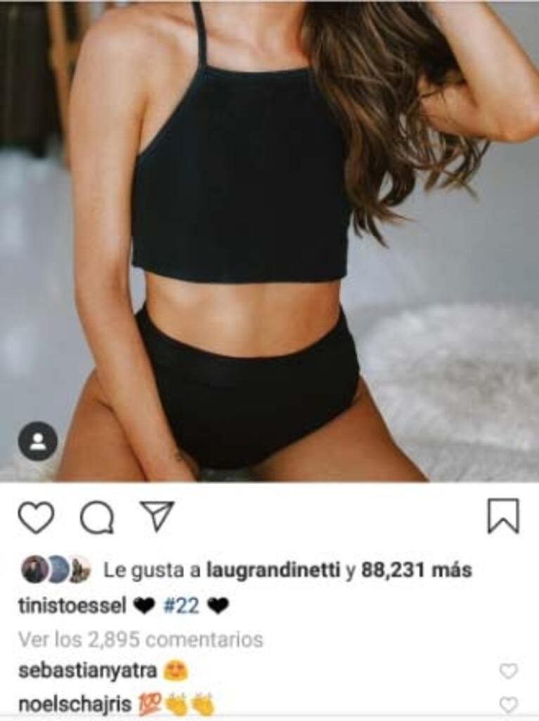 El ¿romántico? gesto 2.0 de Sebastián Yatra a Tini Stoessel en medio de los rumores de romance