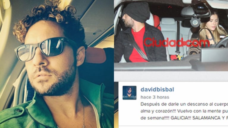 El romántico mensaje de Bisbal para la China Suárez tras su viaje relámpago. (Fotos: Instagram y Ciudad.com)