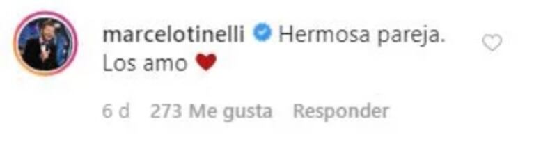 El romántico mensaje de Francisco Tinelli a su novia, tras la reconciliación: "Mi mujer"