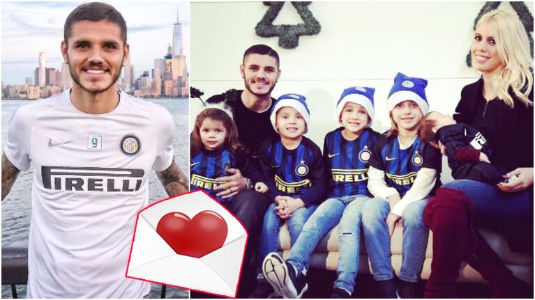 El romántico mensaje de Mauro Icardi a Wanda en el día de su cumpleaños (Fotos: Instagram)