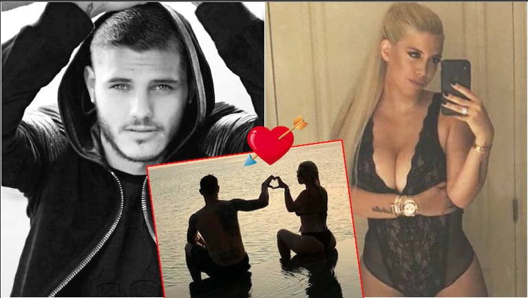 El romántico mensaje de Mauro Icardi a Wanda Nara para San Valentín (Fotos: Instagram)