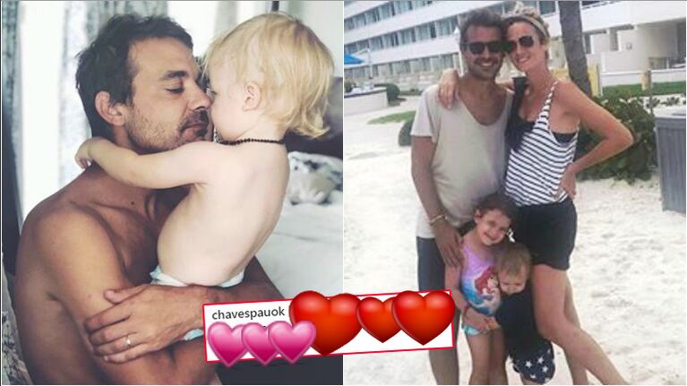 El romántico mensaje de Paula Chaves a Pedro Alfonso (Fotos: Instagram)