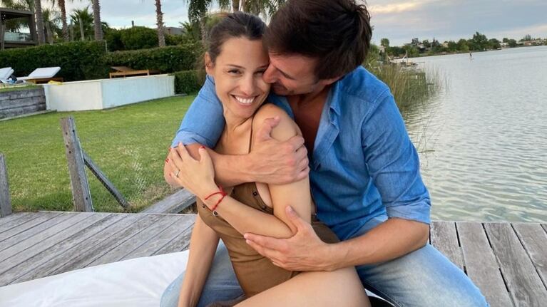 El romántico posteo de Moritán con Pampita, embarazada de cinco meses, y la elección del nombre de su beba