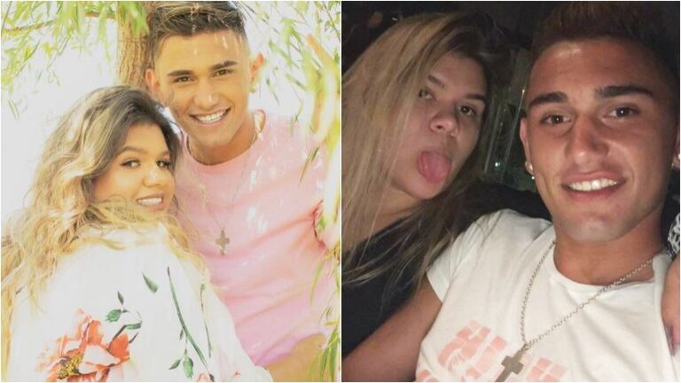 El romántico saludo de cumpleaños de Facundo Ambrosioni a Morena Rial (Fotos: Instagram y Captura de Instagram Stories)