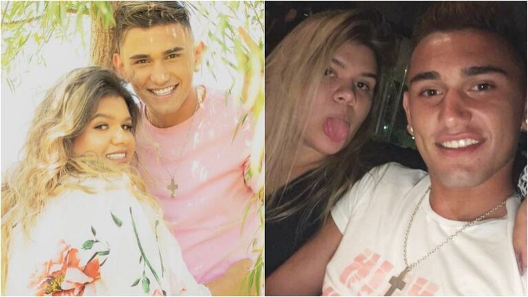 El romántico saludo de cumpleaños de Facundo Ambrosioni a Morena Rial (Fotos: Instagram y Captura de Instagram Stories)