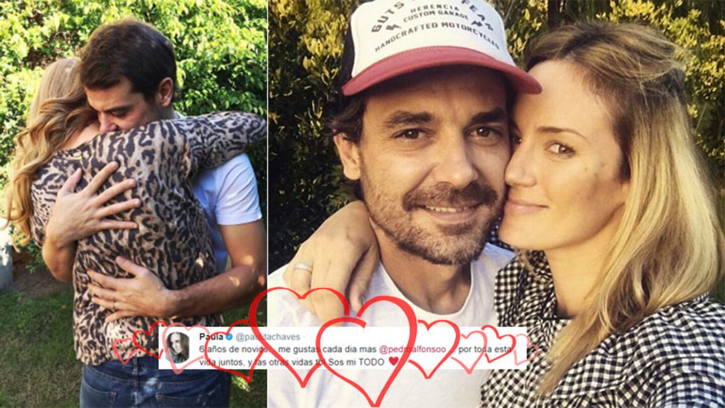 El romántico tweet de Paula Chaves a Pedro Alfonso 