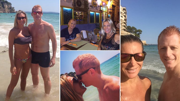 El romántico viaje de Martín Liberman por sus 15 años en pareja. Foto: Album de Martín Liberman
