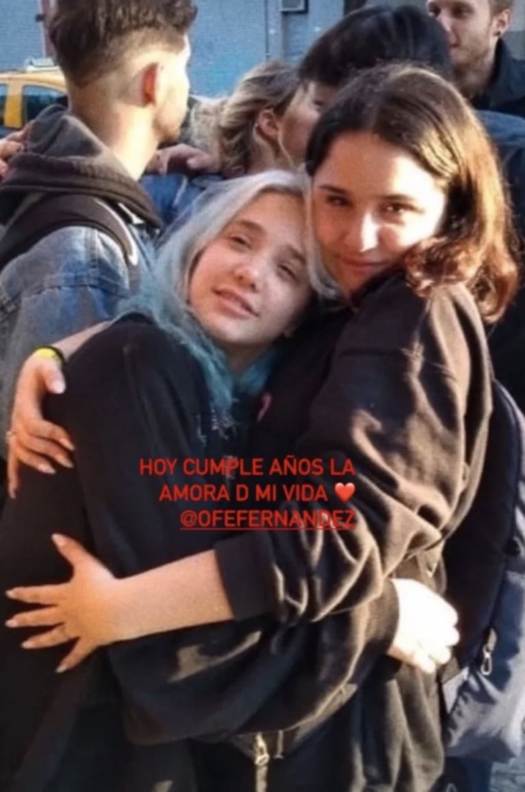 El saludo de Ángela Torres a Ofelia Fernández por su cumple: "Amora de mi vida"
