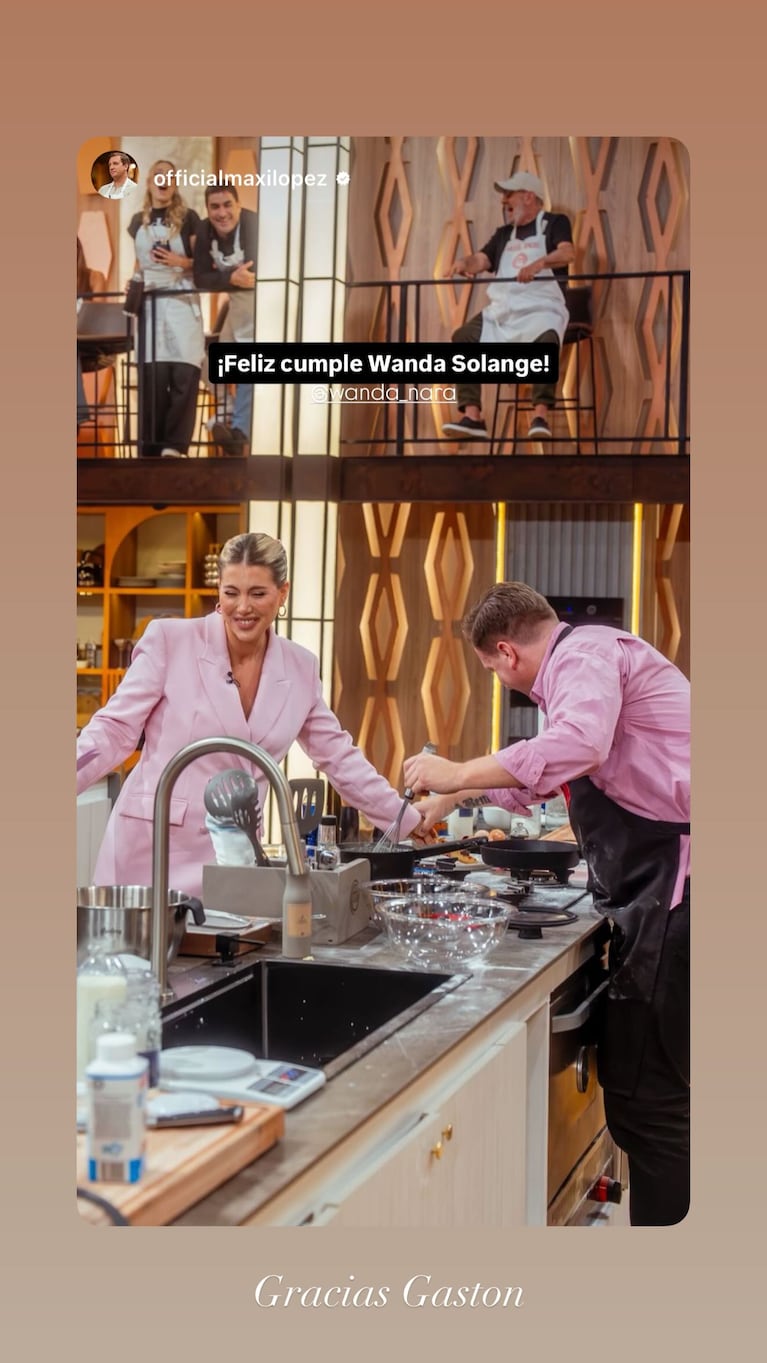 El saludo de Maxi López a Wanda en su cumpleaños.