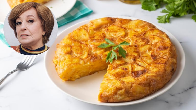 El secreto de Doña Petrona para hacer la mejor tortilla de papas. Foto: montaje