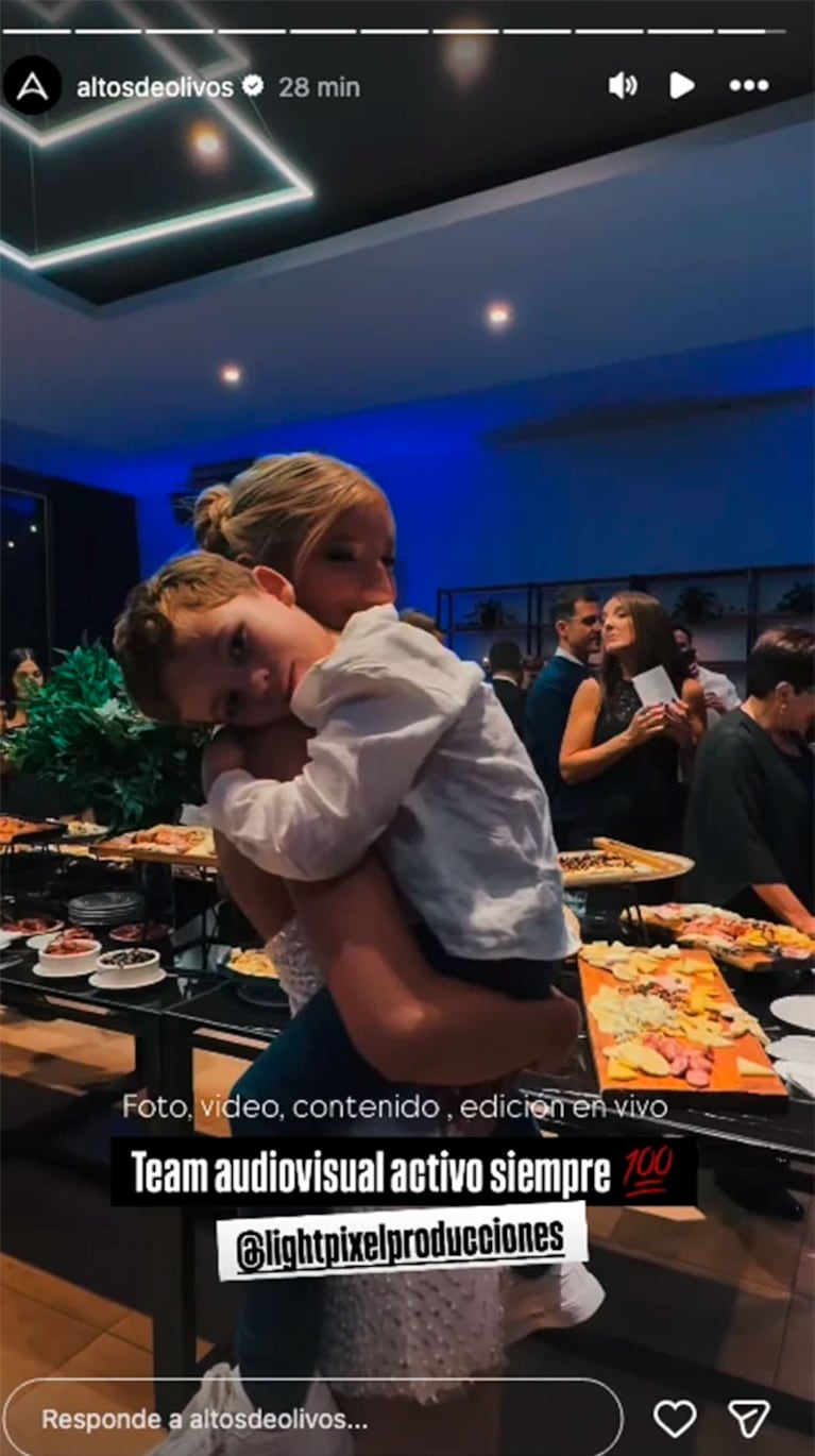 El segundo look de Allegra Cubero para su fiesta de 15 con Fabián Cubero y Mica Viciconte (Foto: captura de Instagram).