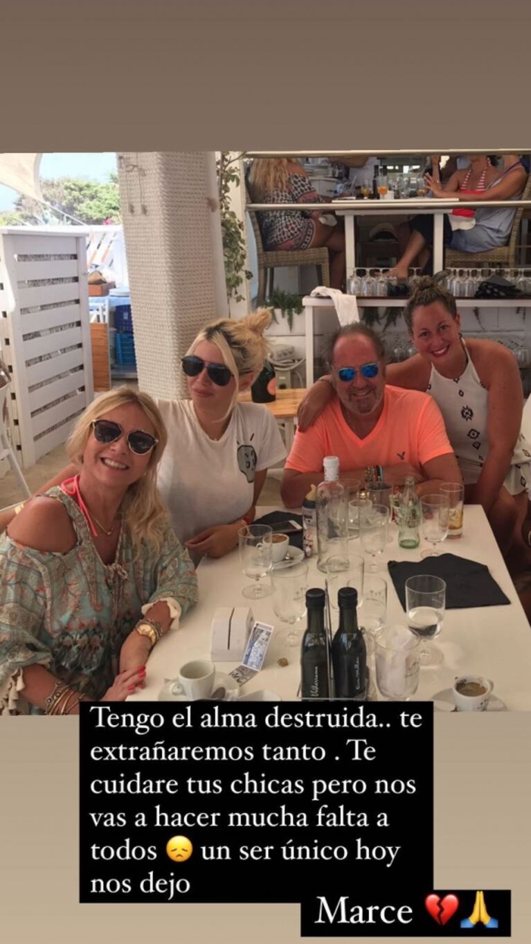 El sentido mensaje de Wanda Nara para Ana Rosenfeld tras la muerte de su marido: "Te extrañaremos tanto"