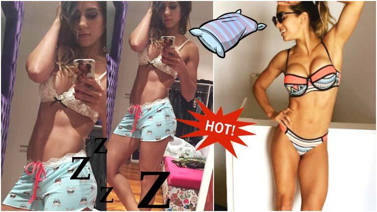 El sexy "noni look" de Cinthia Fernández para ir a dormir (Fotos: Instagram)