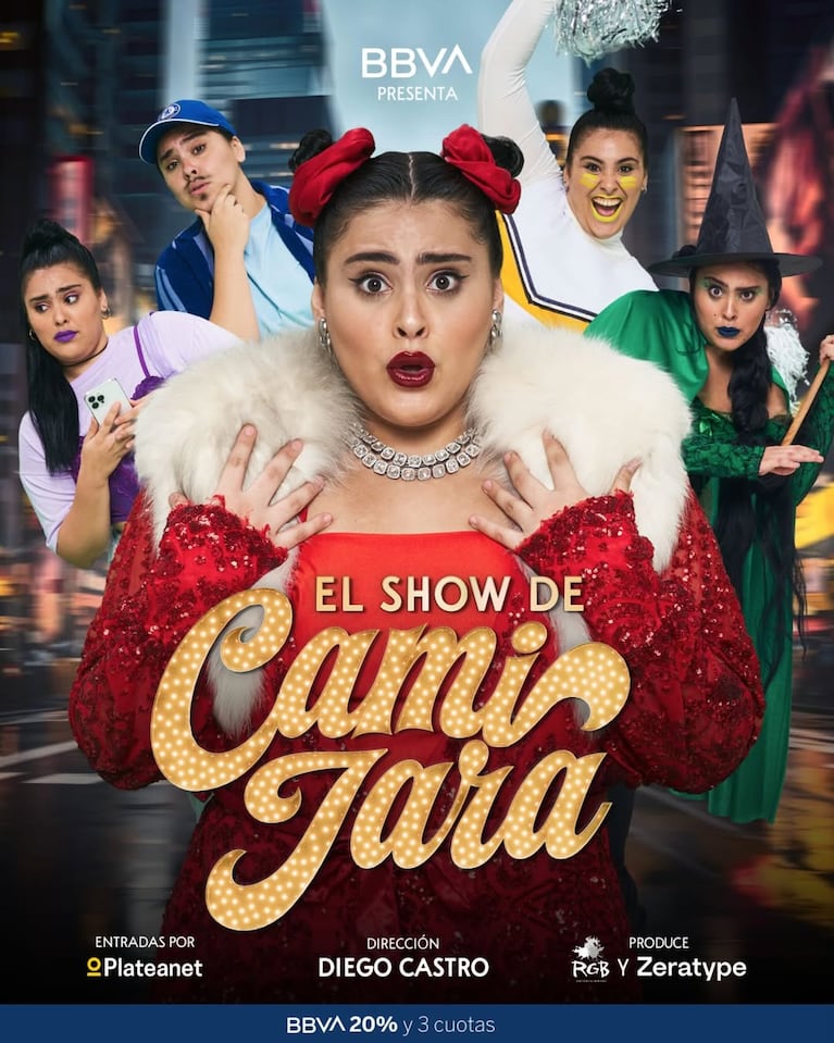 El Show de Cami Jara que produce Ferbo. (Foto: @zeratype_)
