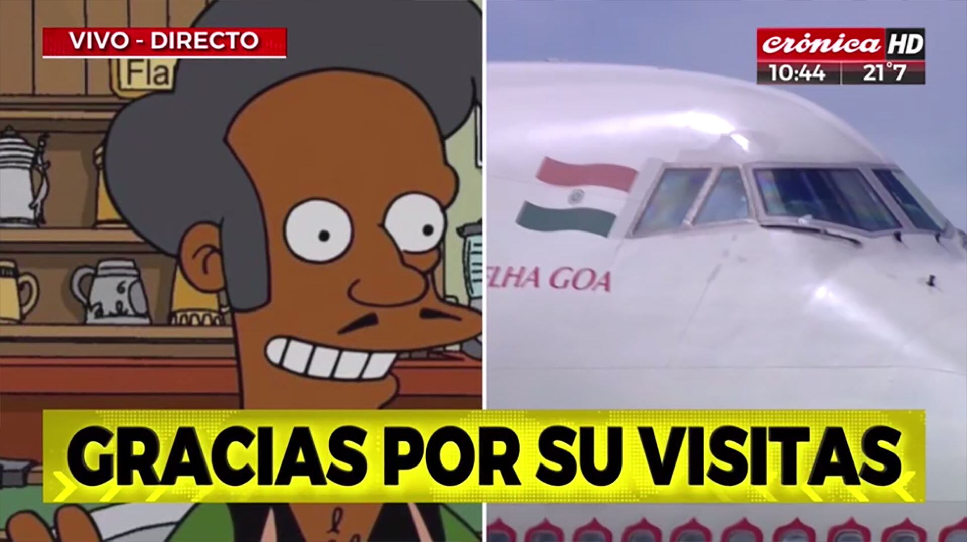 El show de placas de Crónica TV por el G20 en Buenos Aires