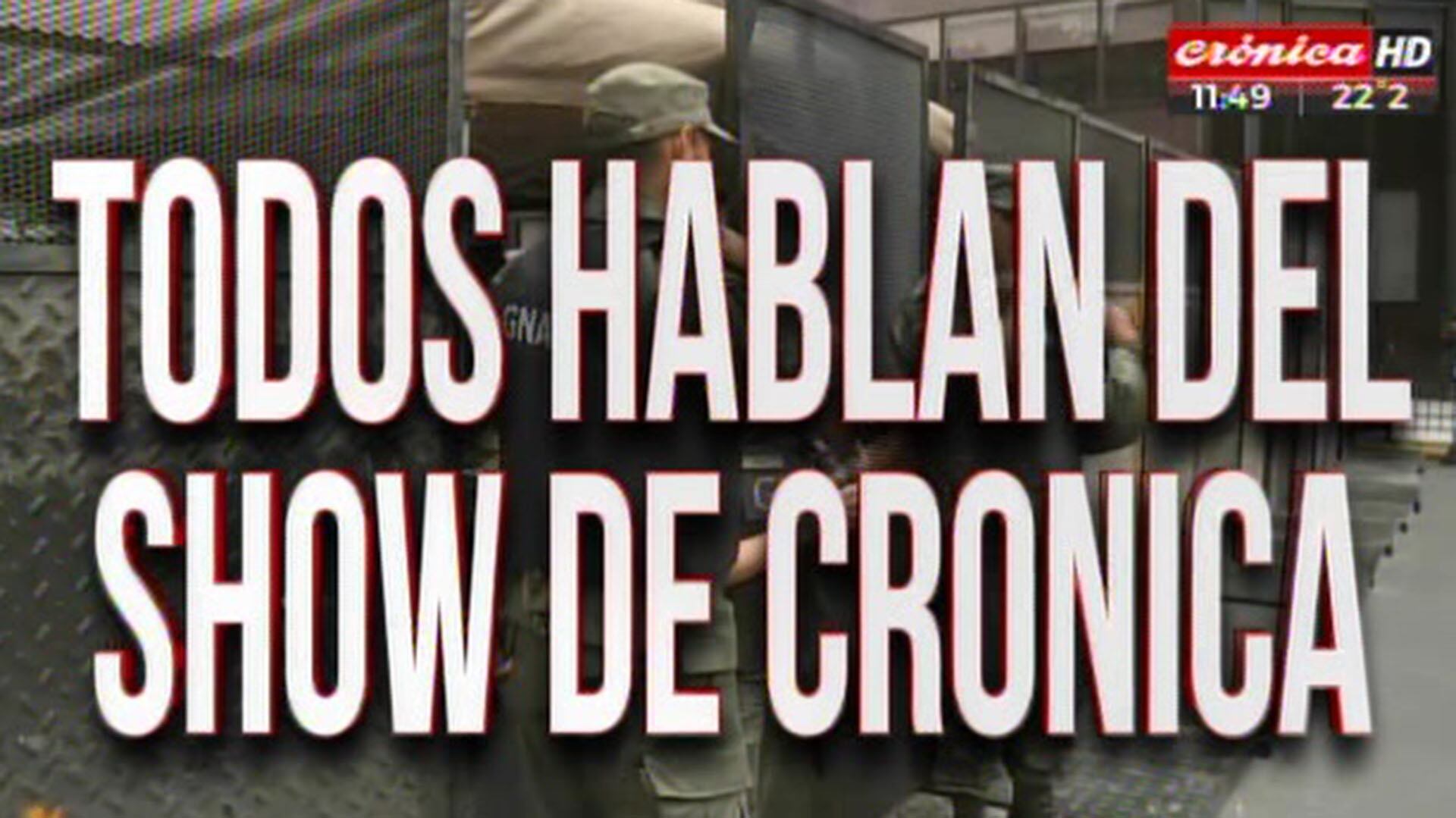 El show de placas de Crónica TV por el G20 en Buenos Aires