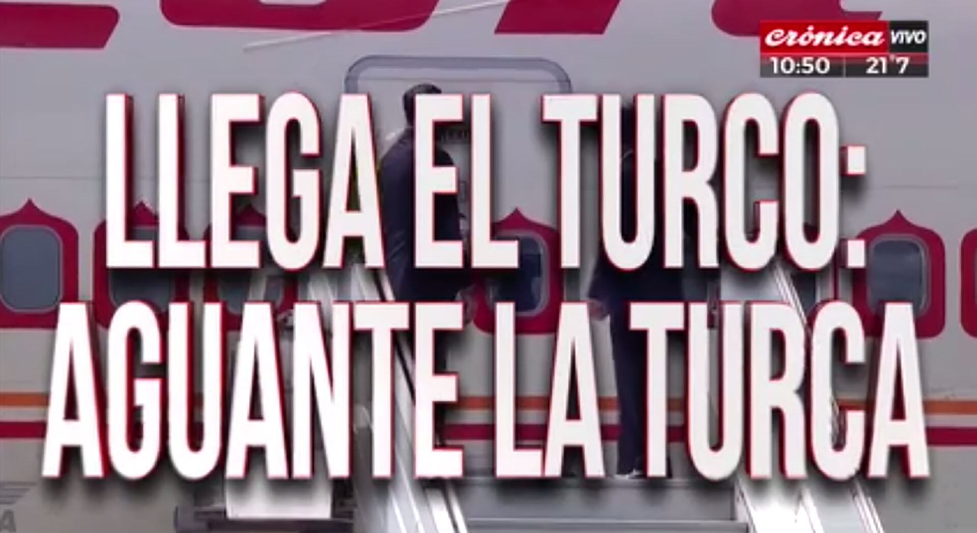 El show de placas de Crónica TV por el G20 en Buenos Aires