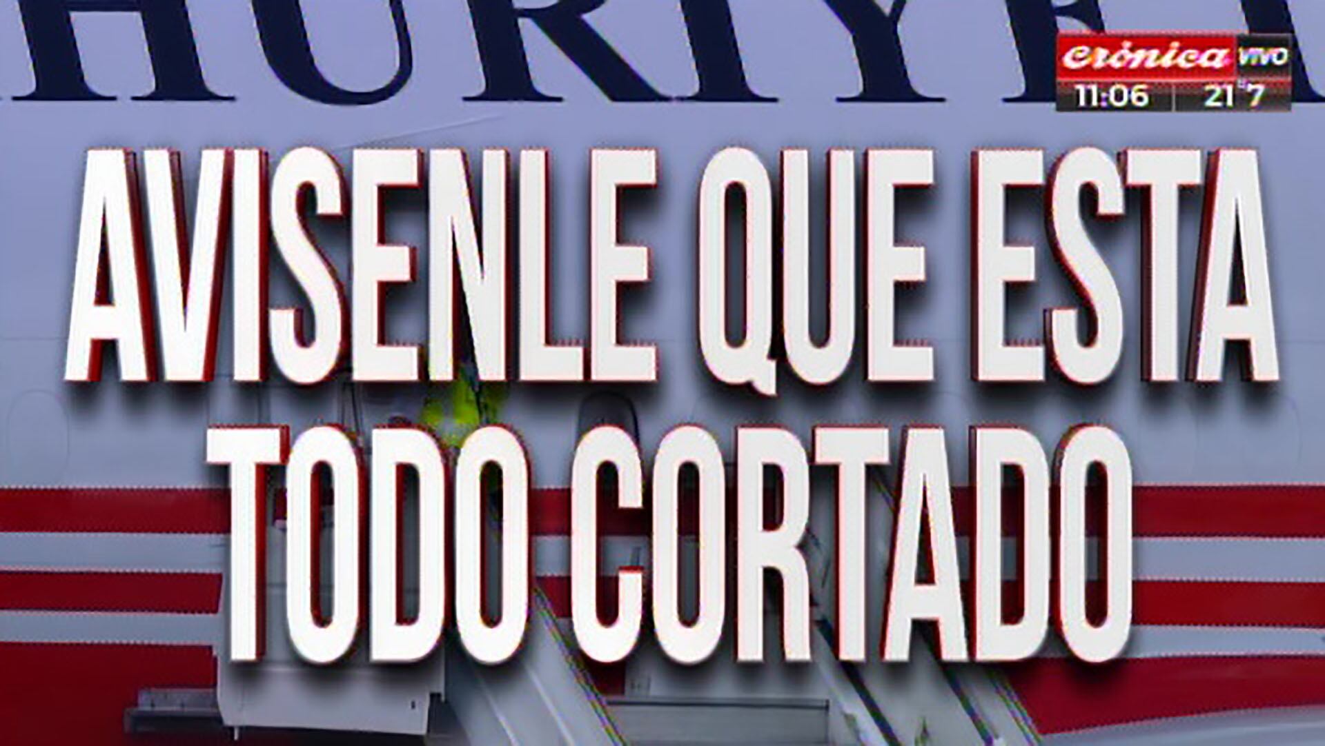 El show de placas de Crónica TV por el G20 en Buenos Aires