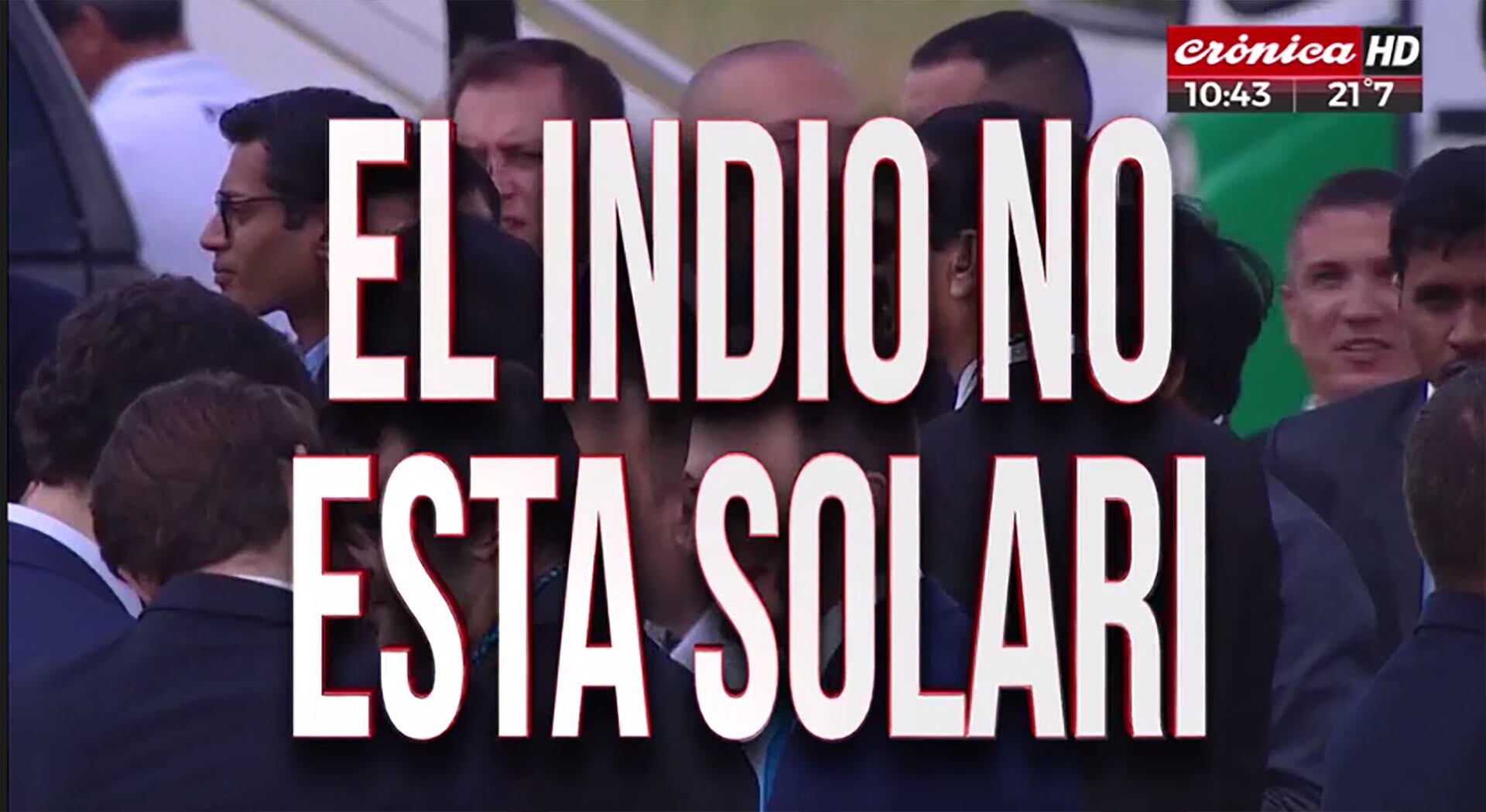 El show de placas de Crónica TV por el G20 en Buenos Aires