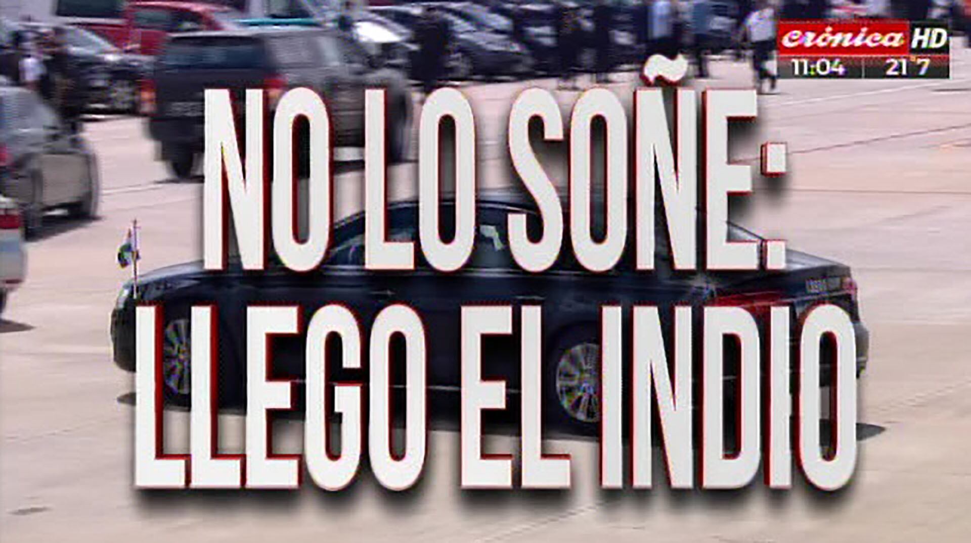 El show de placas de Crónica TV por el G20 en Buenos Aires