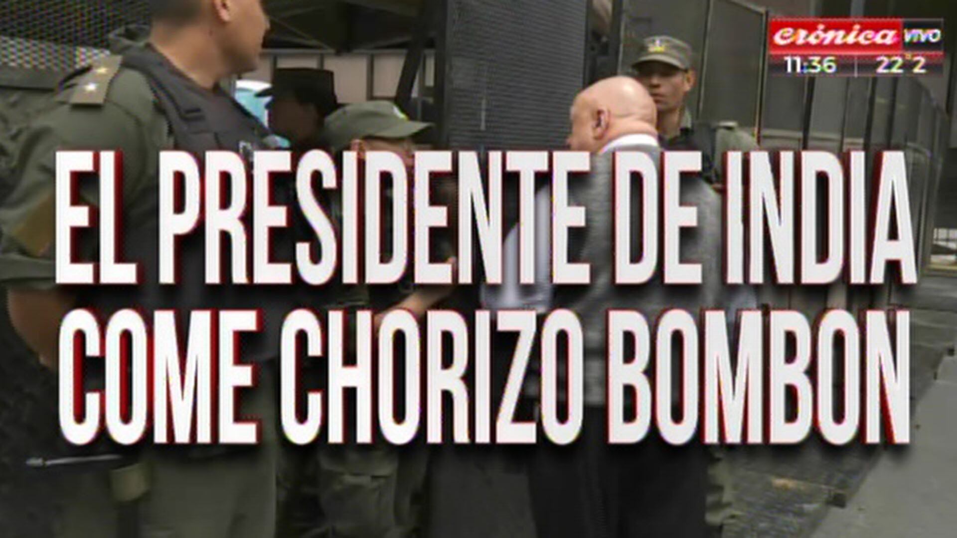 El show de placas de Crónica TV por el G20 en Buenos Aires
